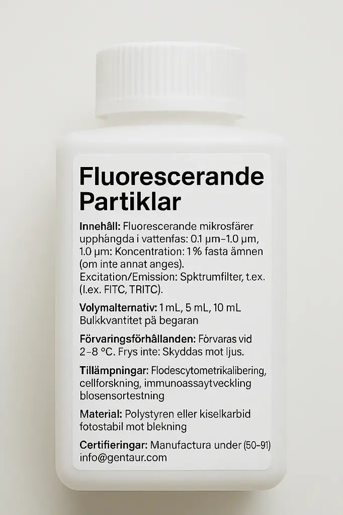 Carboxyl Fluorescent Particles, Jade Green, Flow Cytometry Grade, 1E7/mL, 3.5-3.9µm, 2mL